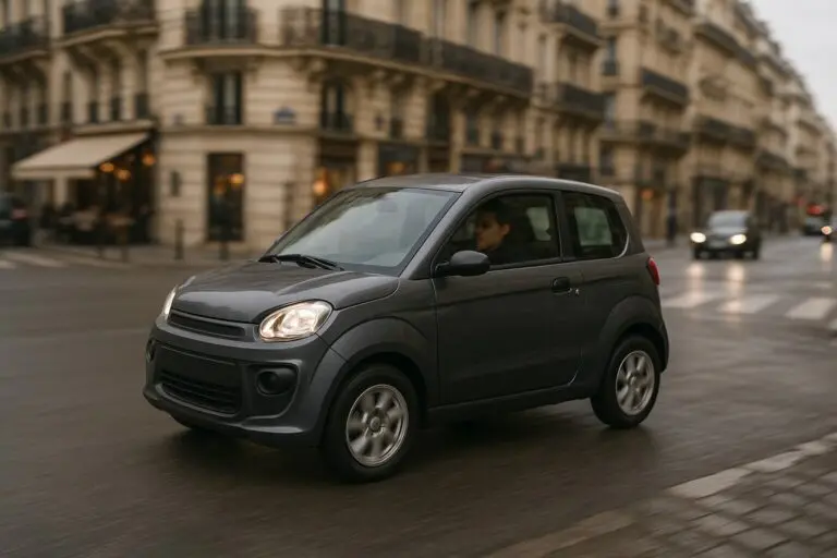 voiture sans permis électrique noire