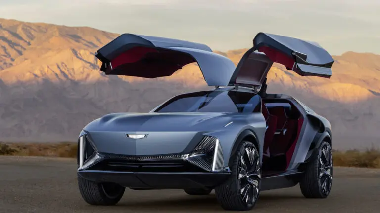 Cadillac Elevated Velocity concept, an electric SUV coupe with a spectacular, futuristic design
