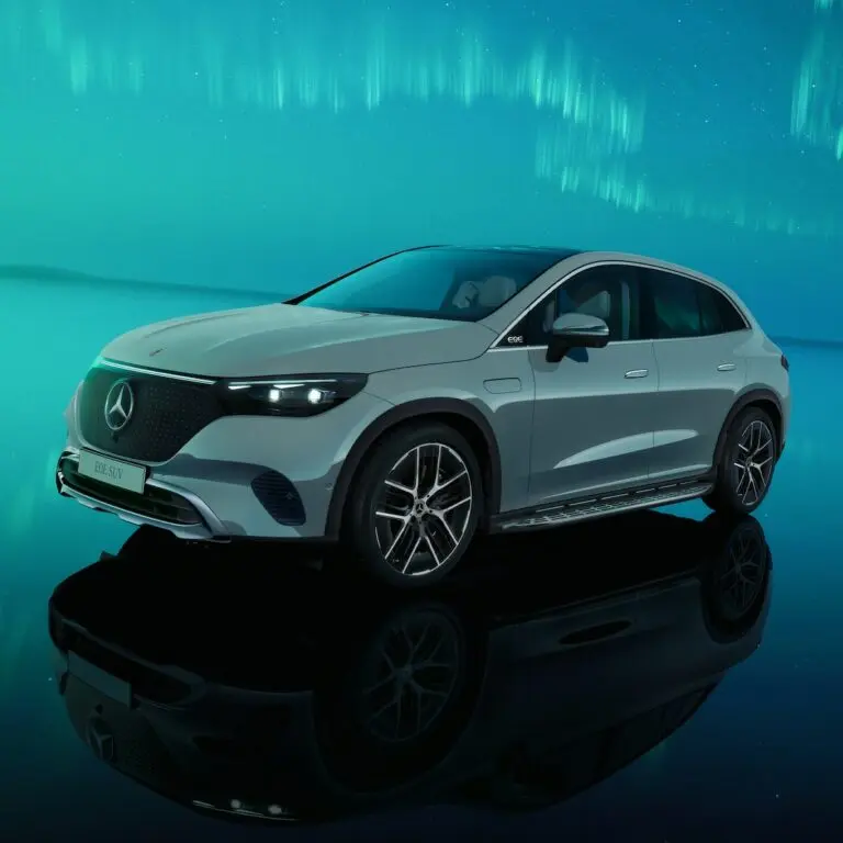 Mercedes EQE SUV électrique, modèle premium dont la production sera arrêtée en 2026