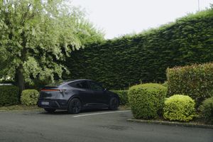 Tesla Model Y seen from the back, eligible for the EEC bonus in 2025