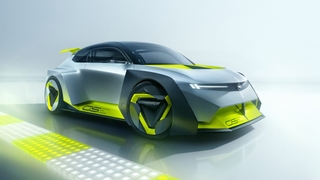 Opel Corsa GSE Vision Gran Turismo 2025, vue extérieure du concept-car électrique sportif