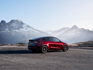 Tesla Model Y - electric cars in the mountains